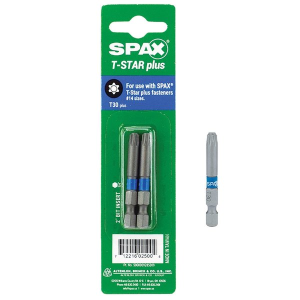 Spax Steel Drill and Driver Bit , 2PK 5000009285309